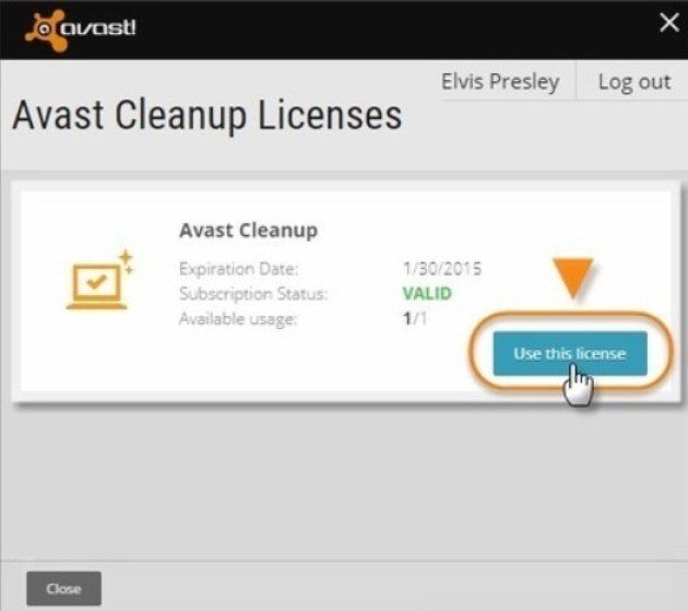 how to find my avast pro activation code